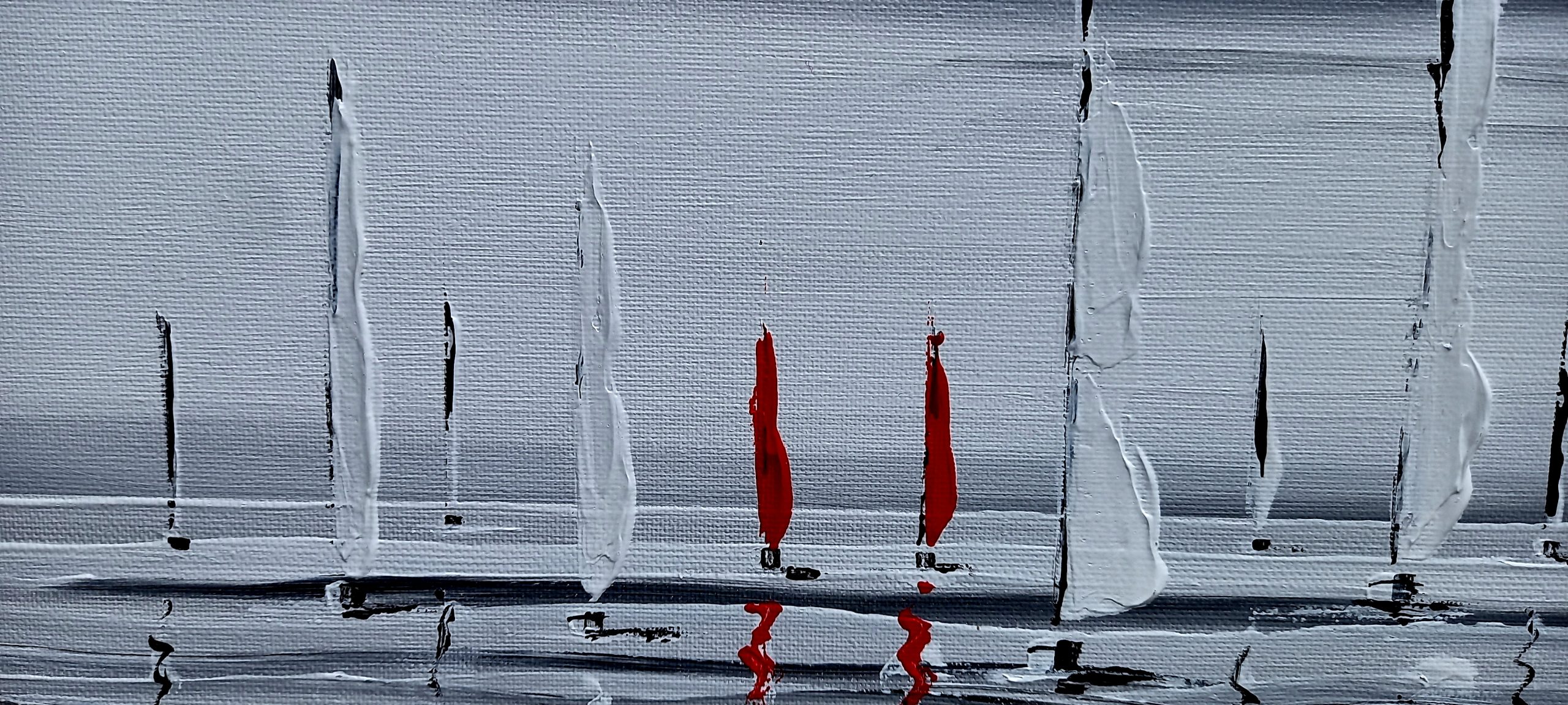 voilier au large sur une mer calme et apaisante